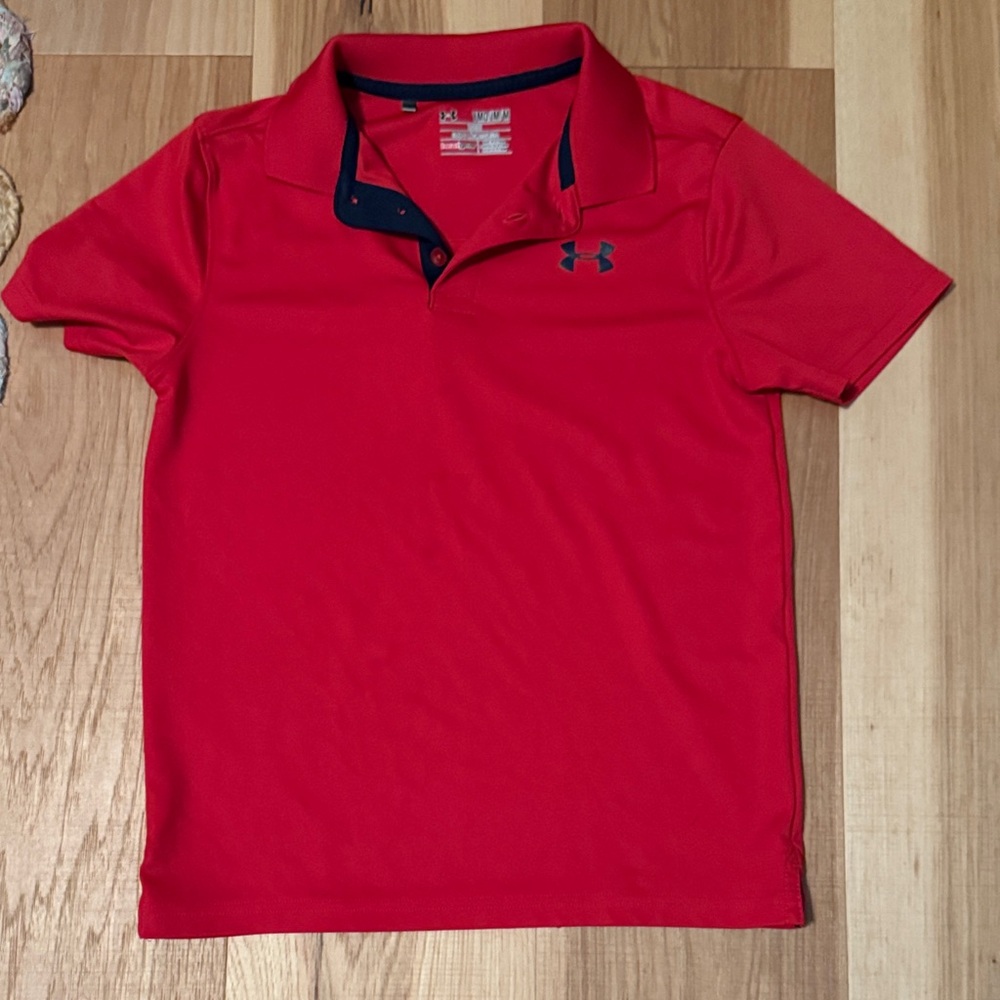 Under Armour Youth Vibrant Red Polo
